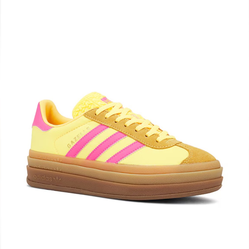 Adidas Gazelle Bold Sneaker in Spark & Lucid Pink